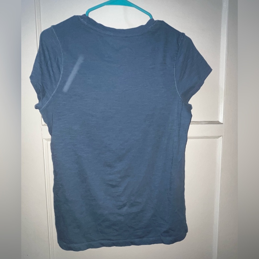 Universal Thread Blue Fitted Polo T-Shirt